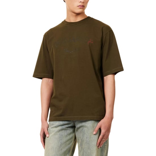 Dsquared2 Milano Logo Militärgrünes T-shirt - Image 2