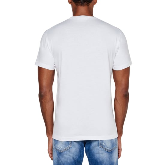 Dsquared2 Kleines Weißes T-shirt Mit Tropfendem Ahornblatt-logo - Image 3