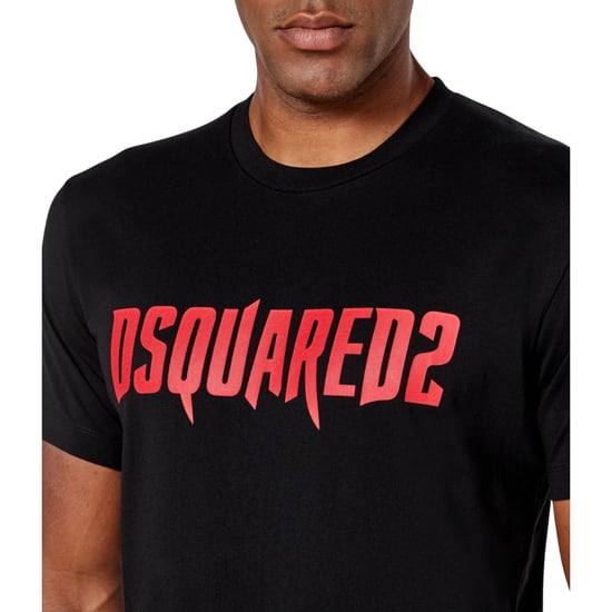Dsquared2 Horror Logo Schwarzes T-shirt - Image 5