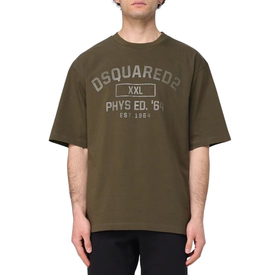 Dsquared2 Sport-logo Militärgrünes T-shirt - Image 3