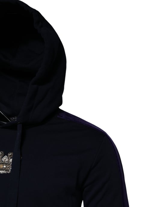 Krone Verziertes Hoodie Sweatshirt - Image 3