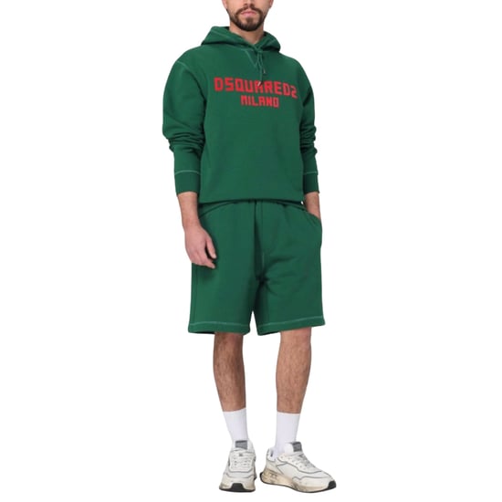 Dsquared2 Milano Logo Grüner Trainingsanzug - Image 4