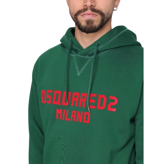 Dsquared2 Milano Logo Grüner Trainingsanzug - Image 5