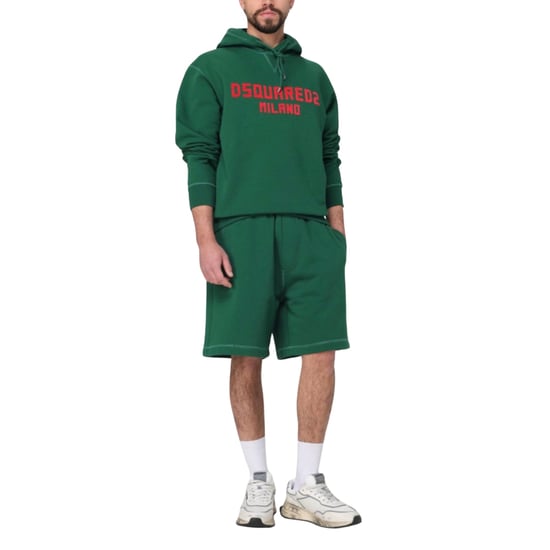 Dsquared2 Milano Logo Grüner Trainingsanzug - Image 6