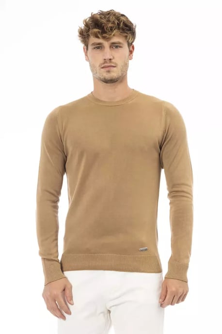 Kamel Crew-Neck Strickpullover Ba23668 - Image 1