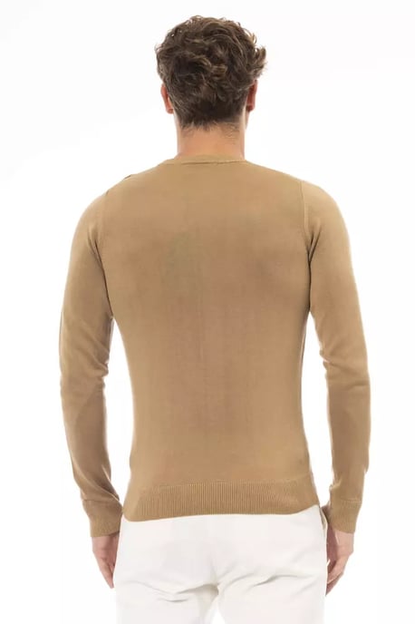 Kamel Crew-Neck Strickpullover Ba23668 - Image 3