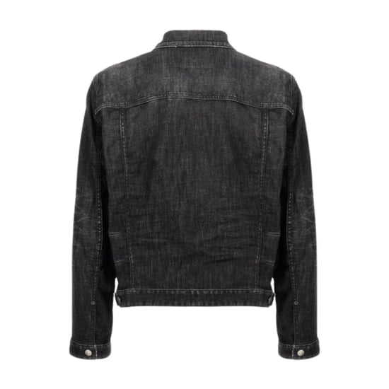 Dsquared2 Easy Wash Jeansjacke Schwarz - Image 2