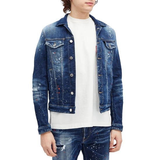 Dsquared2 Dan Marineblaue Jeansjacke - Image 2