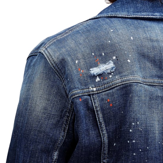Dsquared2 Dan Marineblaue Jeansjacke - Image 4