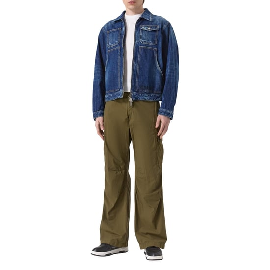 Dsquared2 Dark Semplice Carpenter Jeansjacke Marineblau - Image 5