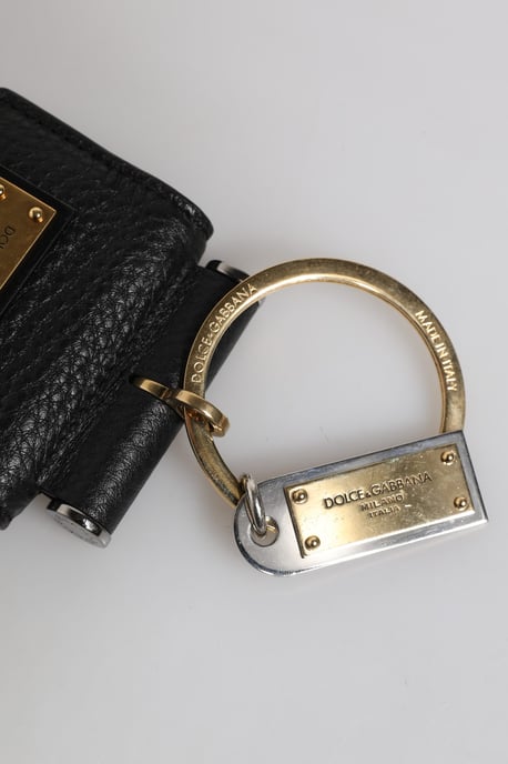 Leder-Schlüsselanhänger mit Metallring - Image 4