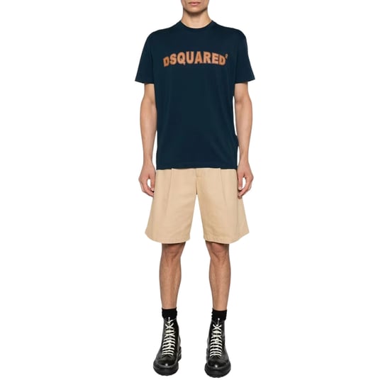 Dsquared2 Cool Fit Blau-marineblaues T-shirt - Image 4
