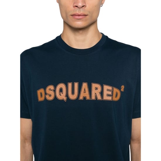 Dsquared2 Cool Fit Blau-marineblaues T-shirt - Image 6