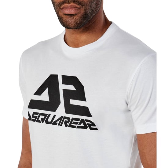 Dsquared2 Bold Logo Cool Fit Weißes T-shirt - Image 4