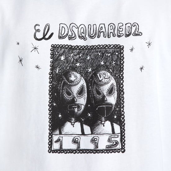 Dsquared2 Cartoon El Dsquared2 Design Weißes T-shirt - Image 2