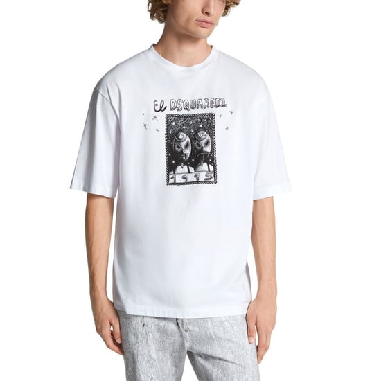 Dsquared2 Cartoon El Dsquared2 Design Weißes T-shirt - Image 3