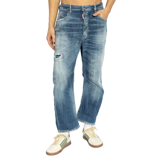 Dsquared2 Medium Small Hole Wash Kawaii Jeans Navy Blue - Image 2