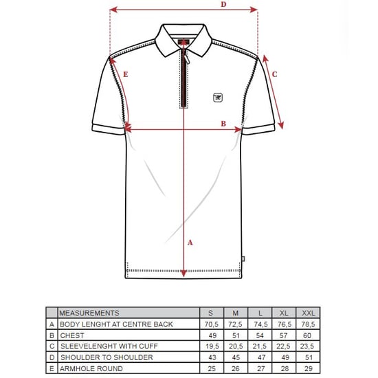 Cappuccino Italia Polo Zip Polo Torino  Blau - Image 3