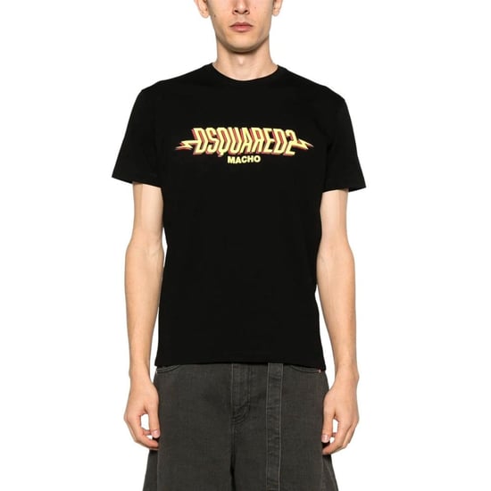 Dsquared2 Macho Logo Cool Fit Schwarzes T-shirt - Image 2
