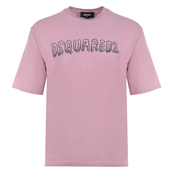 Dsquared2 Best Fade Loose Fit Cartoon Logo T-shirt Dusty Antic Rose - Image 1