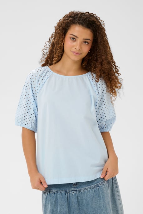 Kurzarm-Bluse PalaSZ Kurzarm-Bluse Lockere Passform - Image 3