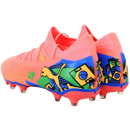 Puma x Neymar Jr Future 7 Match FG/AG Herren Fußballschuhe in Pink - Image 3