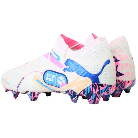 Puma Future 7 Ultimate Vol. FG/AG Herren Weiße Fußballschuhe - Image 3