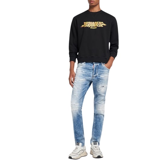 Dsquared2 Macho Logo Schwarzes Sweatshirt - Image 5