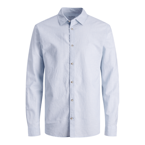 Jack & Jones Linnen Shirt Blau - Image 1