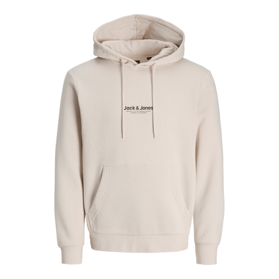 Jack & Jones Vesterbro Sweat Hood Beige - Image 1