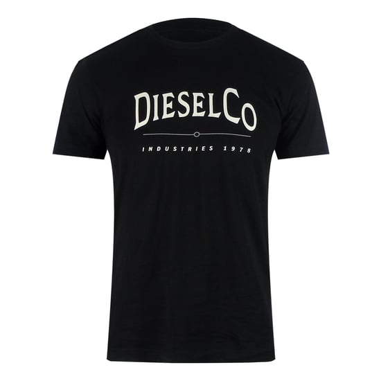 Schwarzes T-shirt Mit Diesel Industries Logo - Image 1