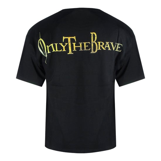 Schwarzes Diesel-t-shirt Mit Goldlogo - Image 2