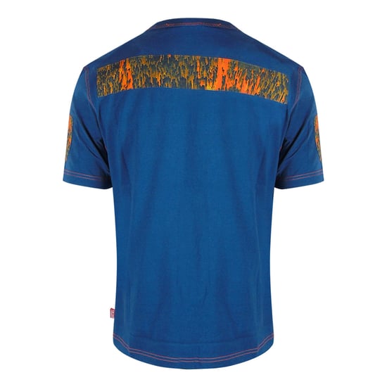 Diesel Block Logos Ensign Blue T-shirt - Image 2