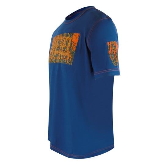 Diesel Block Logos Ensign Blue T-shirt - Image 3