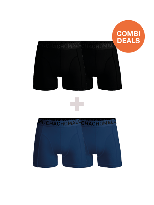 Muchachomalo - 2er-Pack + 2er-Pack Boxershorts Herren - Kombi-Angebot - Image 1