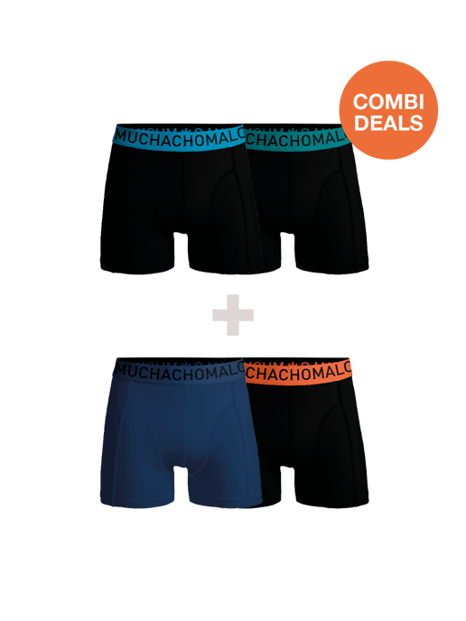 Muchachomalo - 2er Pack + 2er Pack Boxershorts Herren - Kombiangebot - Image 1