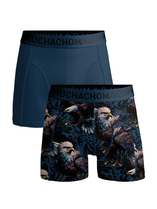 Muchachomalo Boxershorts aus Baumwoll-Modal für Herren – 2er-Pack – Herrenunterwäsch - Image 1