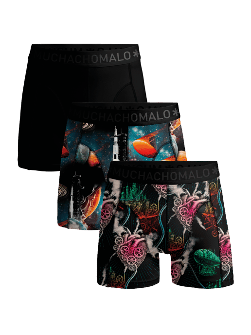 Muchachomalo Herren Boxer Shorts - 3er Pack - Herren Unterwäsche - Image 1