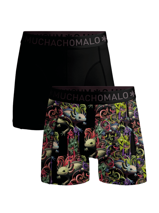 Muchachomalo Boxershorts aus Baumwoll-Modal für Herren – 2er-Pack – Herrenunterwäsch - Image 1
