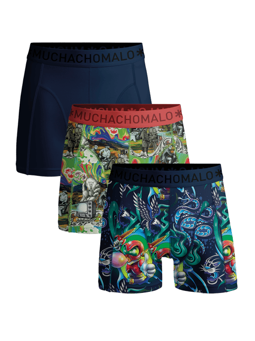 Muchachomalo Herren Boxer Shorts - 3er Pack - Herren Unterwäsche - Image 1
