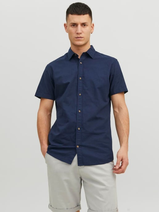 Jack & Jones Summer Korte Mouw   Blau - Image 2