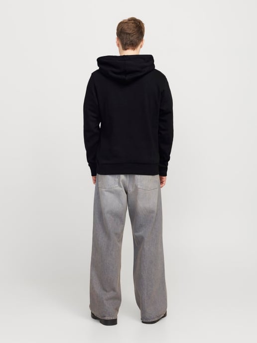 Jack & Jones Luke Sweat Hood  Schwarz - Image 4