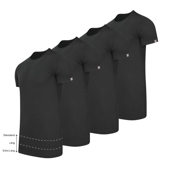 Cappuccino Italia 4-Pack T-shirts  Schwarz - Image 2