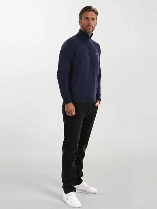 U.S. POLO ASSN. Herren Half-Zip Strickpullover USKnooxx aus Baumwollmix - Image 5