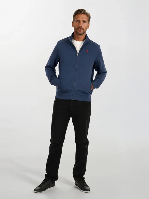 U.S. POLO ASSN. Herren Sweatjacke USKiian aus Baumwolle mit Reißverschluss - Image 4