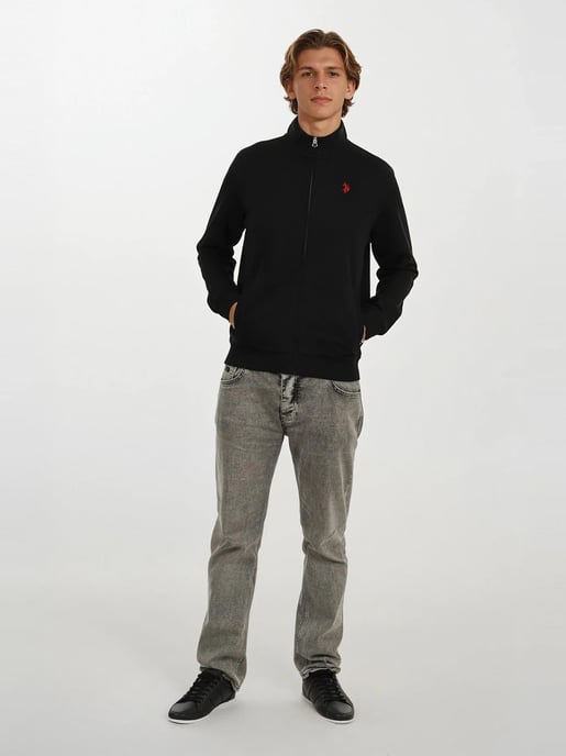 U.S. POLO ASSN. Herren Sweatjacke USKiian aus Baumwolle mit Reißverschluss - Image 4