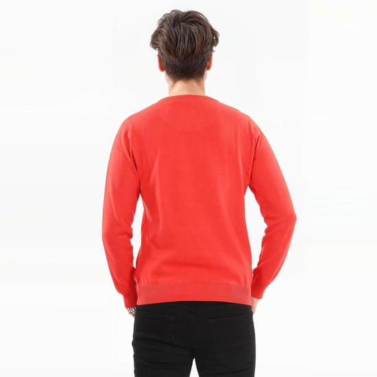 U.S. POLO ASSN. Herren V-Neck Pullover Classic Fit aus Baumwollmix - Image 5