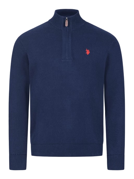 U.S. POLO ASSN. Herren Troyer Pullover USLogaan aus 100 % Baumwolle - Image 1