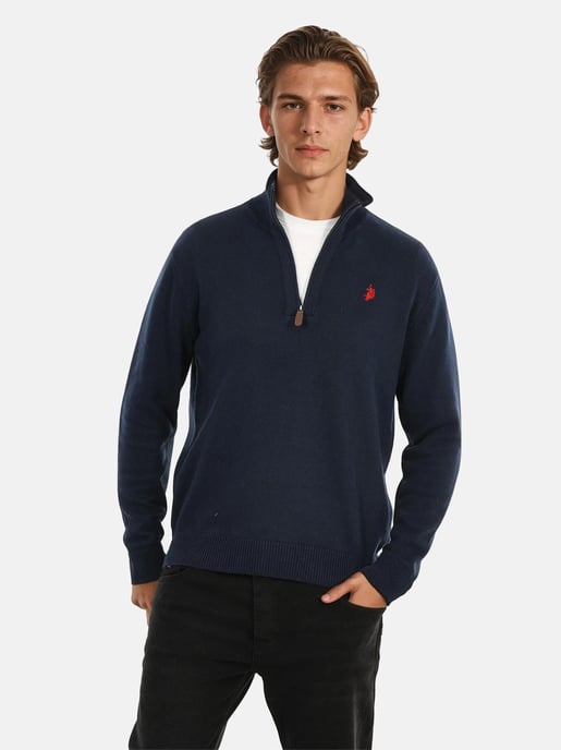 U.S. POLO ASSN. Herren Troyer Pullover USLogaan aus 100 % Baumwolle - Image 4