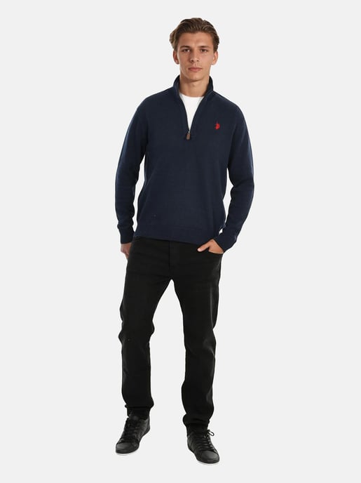 U.S. POLO ASSN. Herren Troyer Pullover USLogaan aus 100 % Baumwolle - Image 5